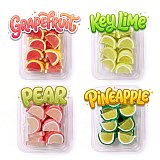 Gourmet Agar Jelly Fruit Slices, 1 lb Tub, Choose Mini or Full Size, 20+ Fruit Flavors, Vegan & Gluten Free View 4