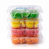 Gourmet Agar Jelly Fruit Slices, 1 lb Tub, Choose Mini or Full Size, 20+ Fruit Flavors, Vegan & Gluten Free View 6