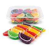 Gourmet Agar Jelly Fruit Slices, 1 lb Tub, Choose Mini or Full Size, 20+ Fruit Flavors, Vegan & Gluten Free View 8