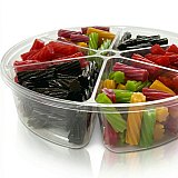 Gourmet Candy Gift Licorice Tray | 2 lbs Licorice Candy Assortment with Premium Flavors | Perfect for Gifting & Sharing | 6-Compartment Gift Tray View 3