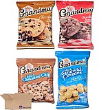 Grandma Chocolate & Vanilla Snack Variety Pack - Pack of 24 Chocolate Chip, Brownie Chip and Mini Chocolate & Vanilla Sandwich Creams View 3