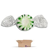 Green & White Individually Wrapped Spearmint Starlight Mints Bulk 6 Pounds View 4