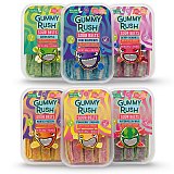 Gummy Rush Sour Belts, 10oz Container, Non GMO, Real Fruit Juice, No Artifical Colors, Top 6 Allergen Free | Choose Your Flavor View 1
