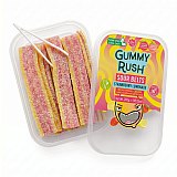 Gummy Rush Sour Belts, 10oz Container, Non GMO, Real Fruit Juice, No Artifical Colors, Top 6 Allergen Free | Choose Your Flavor View 3