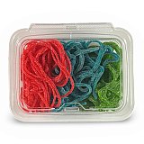 Gustafs Sour Laces Candy 8 oz Tub, Mixed Sour Green Apple, Blue Raspberry and Strawberry