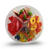 Halal Turkish Gummy Candy Tray – 4 Compartment Assorted Gummies (Approx. 1 lb 2 oz Each) | Beef Gelatin | Imported from Turkey | 2, 3 or 6 Pack (Mix Varies) View 2