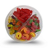 Halal Turkish Gummy Candy Tray – 4 Compartment Assorted Gummies (Approx. 1 lb 2 oz Each) | Beef Gelatin | Imported from Turkey | 2, 3 or 6 Pack (Mix Varies) View 3