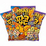 HBAF Korean Imported Exotic Popcorn,  3 Pack | Caramel & Cheese