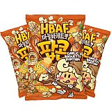 HBAF Korean Imported Exotic Popcorn,  3 Pack | Garlic Baguette