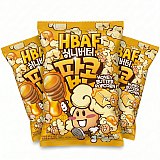 HBAF Korean Imported Exotic Popcorn,  3 Pack | Honey Butter