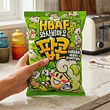 HBAF Korean Popcorn 3 Pack, Choose Flavor Imported Sweet, Savory & Spicy Gourmet Popcorn View 2