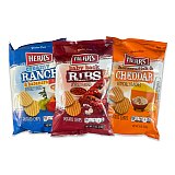 Herr's Bold Flavored Potato Chips 6 oz Bags, 2 Pack Choose Flavor Creamy Ranch & Habanero, Horseradish & Cheddar, Baby Back Ribs View 1