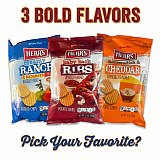 Herr's Bold Flavored Potato Chips 6 oz Bags, 2 Pack Choose Flavor Creamy Ranch & Habanero, Horseradish & Cheddar, Baby Back Ribs View 3