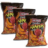 Herr's Carolina Reaper Cheese Curls | Extra Hot & Cheesy Snack, 3 Big Bags Pack View 1