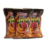Herr's Carolina Reaper Cheese Curls | Extra Hot & Cheesy Snack, 3 Big Bags Pack View 5