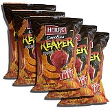 Herr's Carolina Reaper Cheese Curls | Extra Hot & Cheesy Snack, 3 Big Bags Pack View 7