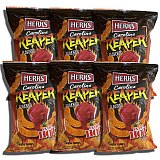 Herr's Carolina Reaper Cheese Curls | Extra Hot & Cheesy Snack, 3 Big Bags Pack View 8