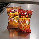 Herr's Honey Cheese Curl Puffs Combo Includes Hot N Honey, Family Size Bags View 5