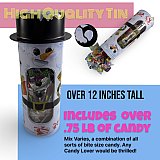 Holiday Candy Gift Tins | Fruity, Sour & Sweet Candy Mix | Choose Square Tin (1.5 lbs), Snowman Tin (12 oz) or Mixed Sweet & Sour Gummy Tins (1.5 lb) View 1