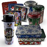 Holiday Candy Gift Tins | Fruity, Sour & Sweet Candy Mix | Choose Square Tin (1.5 lbs), Snowman Tin (12 oz) or Mixed Sweet & Sour Gummy Tins (1.5 lb) View 7