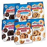 Hostess Donettes Variety | Powdered, Frosted, Double Chocolate, and Crunch | 12 Packs (72 Donettes) View 5