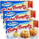 Hostess Lemon Drizzle Baby Bundt Cakes | 30 Ounce (24 Total Cakes in 3 Boxes) View 5