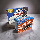 Hostess Suzy Q's vs. Drake's Devil Dogs Combo Pack, Cream Filled Chocolate Snack Cakes, 1 Each View 6