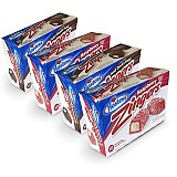 Hostess Zingers Combo | Chocolate & Raspberry | 12.7 Ounce | Four 10 Count Boxes (40 Total Zingers)