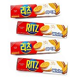 Imported Asian Nabisco Ritz Crackers, Sandwiches & Bits 4 Pack | Korean Ritz White Chocolate Sandwhich