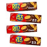 Imported Asian Ritz Crackers, Sandwiches & Bites 4 Pack | Korean Ritz Chocolate Sandwich