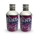 Imported Asian Soda & Drinks 2 Pack | Japanese & Taiwanese Beverages | Fanta Grape