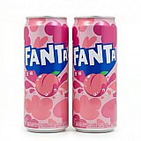 Imported Asian Soda & Drinks 2 Pack | Japanese & Taiwanese Beverages | Fanta White Peach Big Can