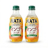 Imported Asian Soda & Drinks 2 Pack | Japanese & Taiwanese Beverages | Hata Mango Soda