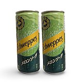 Imported Asian Soda & Drinks 2 Pack | Japanese & Taiwanese Beverages | Schweppes 390 mL Can