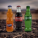 Imported Middle Eastern Sodas, 3 Glass Bottles, Choose from Coca Cola, Sprite, Fanta and More View 6
