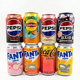 Imported Zero Sugar Sodas & Drinks 6 Pack | Choose Your Flavor Lemon Coke Zero, Pepsi Lime Zero, Fanta Peach Zero & More View 1