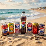 Imported Zero Sugar Sodas & Drinks 6 Pack | Choose Your Flavor Lemon Coke Zero, Pepsi Lime Zero, Fanta Peach Zero & More View 3