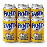 Imported Zero Sugar Sodas & Drinks 6 Pack | Fanta Zero Sugar Pineapple