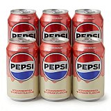 Imported Zero Sugar Sodas & Drinks 6 Pack | Pepsi Strawberries n' Cream 12 oz