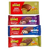 It's a Boom! Egyptian Chocolate & Candy Sampler | S'mores, Berry Mix & Dubai Kunafa Pistachio | 4 Piece Variety Pack View 1