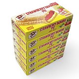 JJ's Bakery Classic Glazed Fruit & Cream Pies – 4 oz, 6 Pack | Strawberry Banana