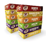 JJ's Bakery Glazed Pie Fruit Flavored Variety Pack, 4 Oz Individually Boxed | Pack of 12
