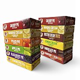 JJ's Bakery Glazed Pie Ultimate Cream & Fruit Variety Pack 4 Oz Individually Boxed | Pack of 12