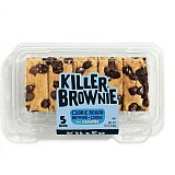 Killer Brownie Cookie Dough Brownie Bars, 12 oz Tray (5 Count) - Cookie Dough & Caramel Dessert Bars View 2