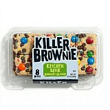 Killer Brownie Kitchen Sink Brownie Bites, 9 oz Tray (8 Bites) -  Blondie & Brownie with Caramel, Chocolate Chips, M&M’s & Sprinkles
