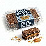 Killer Brownie Peanut Butter Brownie Bars, 12 oz Tray (5 Count) - Peanut Butter & Caramel Dessert Bars View 3