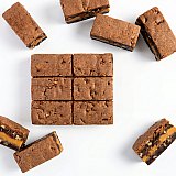 Killer Brownie The Original Brownie Bars, 12 oz Tray (5 Count) - Chocolate, Caramel & Pecans View 6