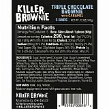 Killer Brownie Triple Chocolate Brownie Bars, 12 oz Tray (5 Count) - Chocolate Chip Brownies with Caramel & Extra Chocolate Chips View 7