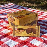 Kraft Milk Chocolate Caramel Thins, 2 Piece Packs 12 Count Box Individually Wrapped Candy View 5