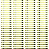 Laser Lemon (Highlighter Yellow) Crayon Bulk Value Pack 100 Count View 5